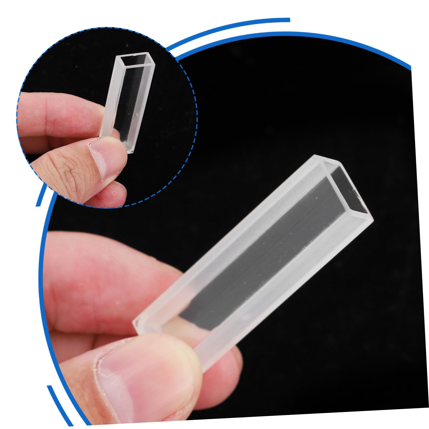 iplusmile 2stücke Labor-glasküvetten Transparent Stabile Optische Küvettenzellen Für Spektralphotometer Langlebig Und Bruchfest Geeignet Für Präzise Laboranalysen