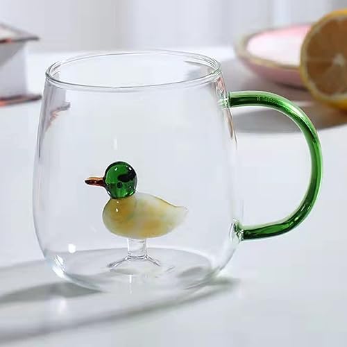 Scizorito Vasos de vidrio, taza de vidrio transparente con patrón tridimensional, bebidas de bar, taza de café helado, vaso de jugo, transparente