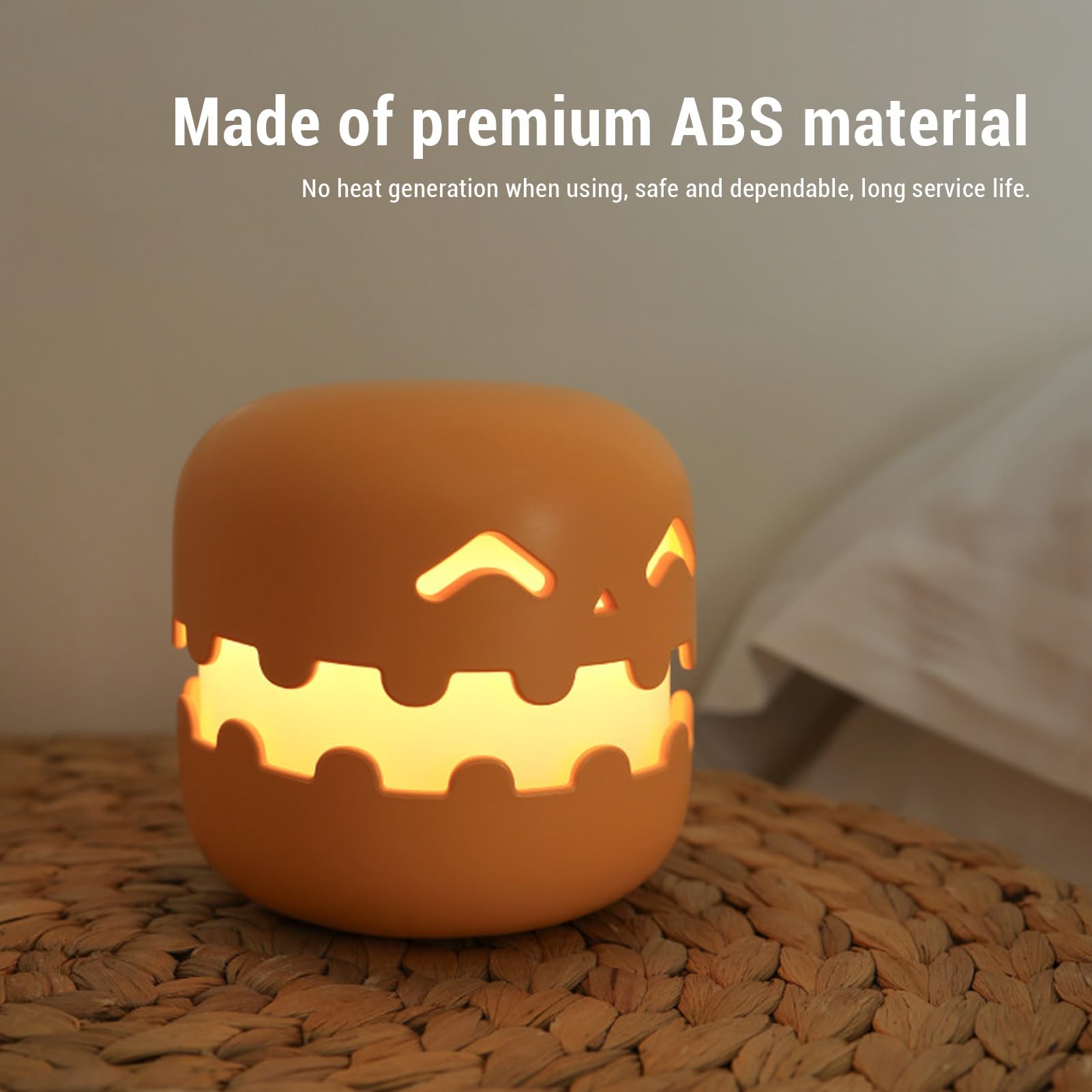 Lampada Di Notte Bambini Luci A LED A Forma Di Zucca, Divertenti Zucche Di  Halloween, Funzionamento A Batteria, Luci Da Tè A Forma Di Zucca, Lanterne  Illuminate Per Lampada Bambini Notturna, image size:1601x1601