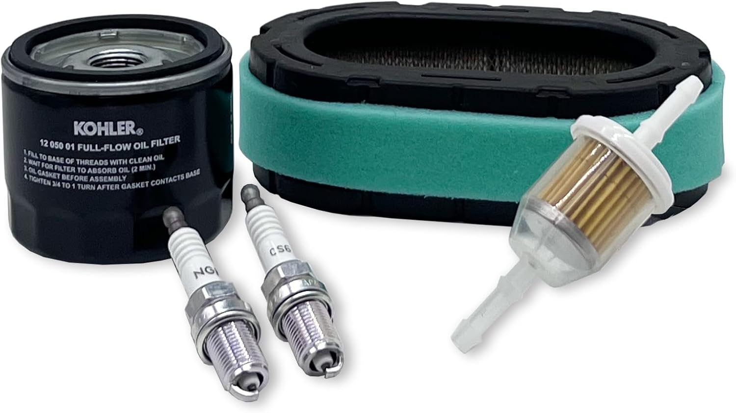 HERO Maintenance Filter Kit For Toro 75747 Zero-Turn Mower Filters Compatible With OEM 3208309S 3208310S 1205001S 2505022S 2513214S With Kohler KT725-3097 725cc Engine