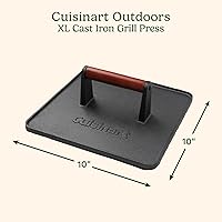 Vista 2 de Cuisinart CGPR-223 XL - Plancha de hierro fundido