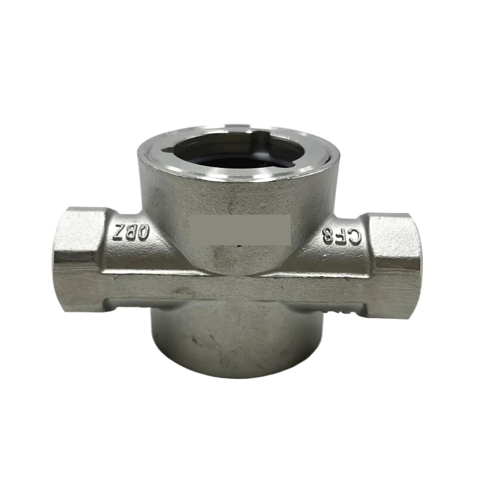 Trgyjgkf One Color 1/4", 3/8",1/2",3/4",1" Bsp Stainless Steel 304 Sight Glass Water Flow Indicator With Plastic Impeller(1")