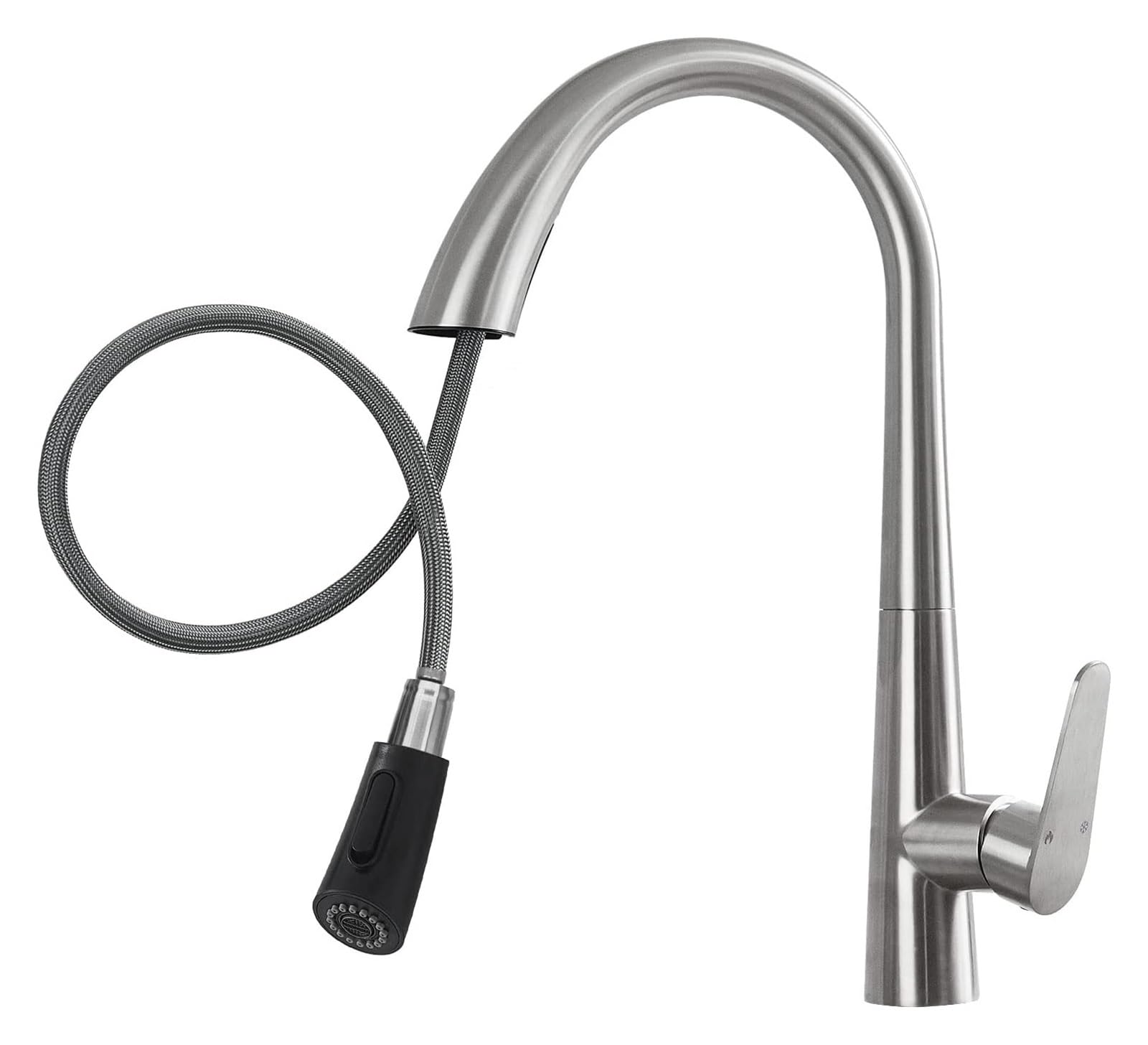 Grifo negro para cocina con caño extraíble y acabado premium de alta resistencia