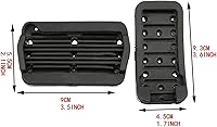 Vista 2 de TIWABI Car Accelerator Pedal for Volvo V40 XC40 C30 C70 S40 2013-2018 Non-Slip Brake Foot Pedals,Pedal Cover Set