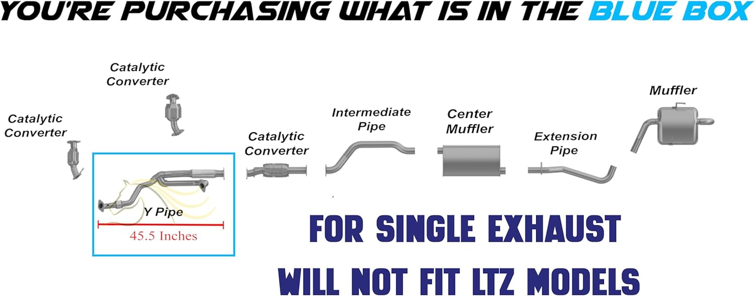 Stainless Steel Exhaust Front Flex Y Pipe for 2009-2017 Chevy Traverse 3.6L | Northeastern Exhaust | Free Gaskets & Easy Install