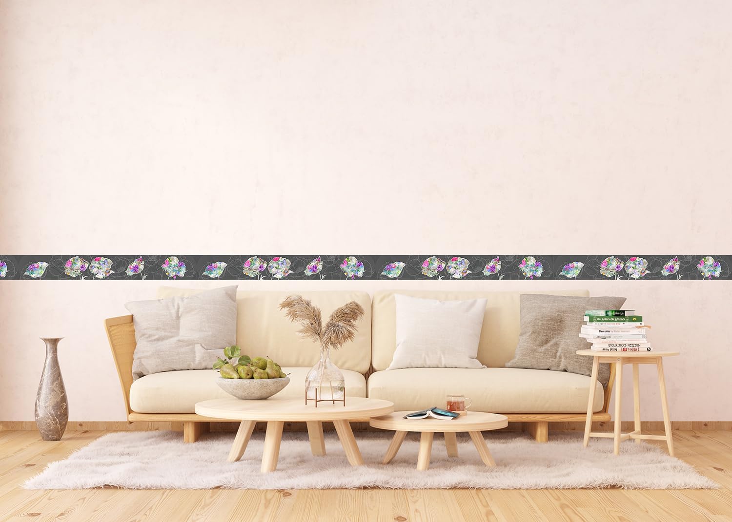 WB 8246 Border, 0.14 x 5 m /5,5 x 197 inches, Multicolor