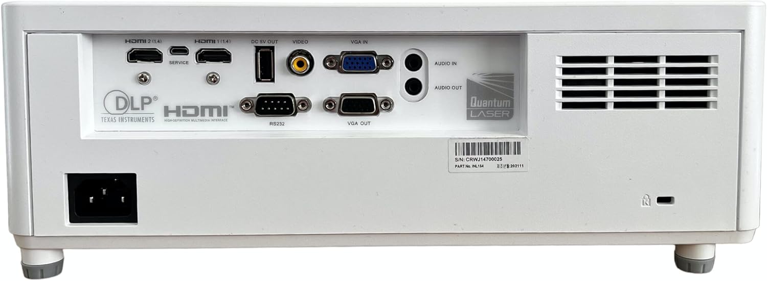 InFocus Core INL144 3D Ready DLP Projector - 4:3 - Ceiling Mountable - White