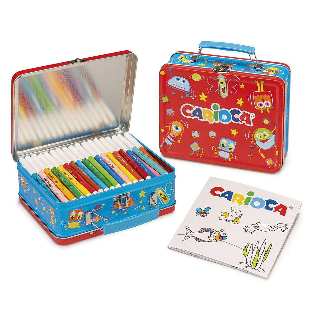 Carioca Joy 100 Filzstifte – Waschbar, Feine Spitze, Für Kinder, Made In Italy
