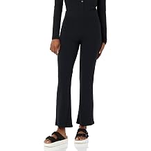 Amazon Essentials Womens Wide Rib Flared Ankle Pant Previously Daily Ritual