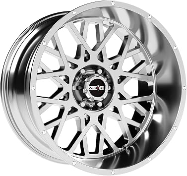 Vision 412 Rocker 18x9 6x139.7 -12mm Chrome Wheel Rim