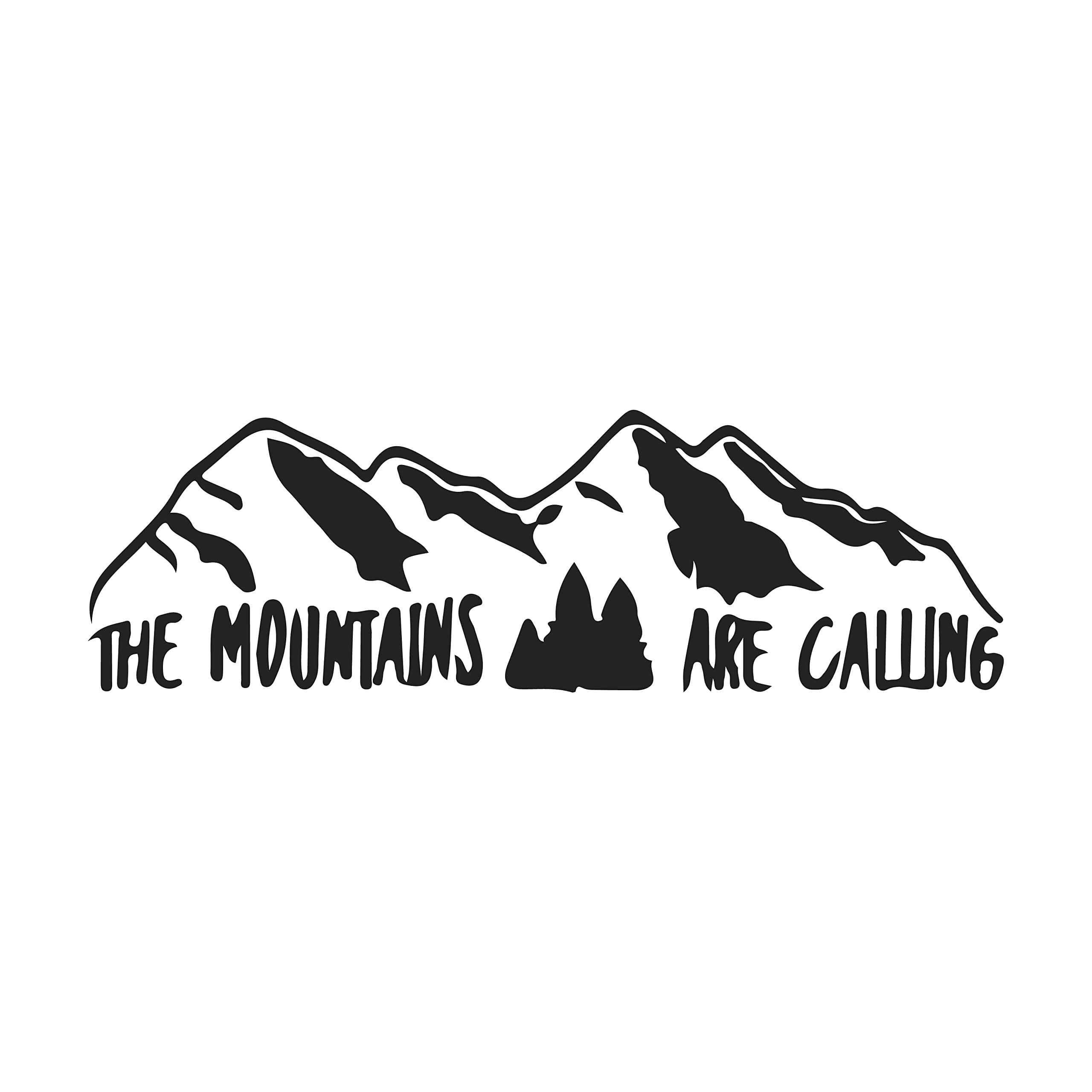 SIGN EVER The Mountains are Calling Stickers for Laptop Skin 15.6 14 13 Inches and All Models Laptop Stickers L x H 14.50 cm x 7.50 cm Pack of 2 (B084R9HFFF) Amazon Price History, Amazon Price Tracker