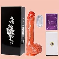 Vista 7 de Thrusting Dildo Vibrator Sex Toys, Realistic Dildos G Spot Anal Vibrator with 3 Thrusting & 5 Vibrating Modes, Remote Control 8.6'' Suction Cup
