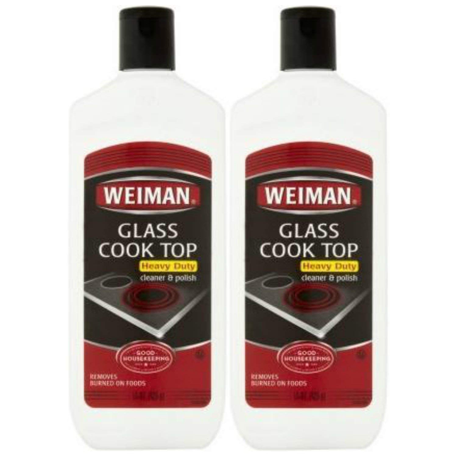 Weiman Glass Cook Top Heavy Duty Cleaner PolishPack of 2 ( 15 oz Each )