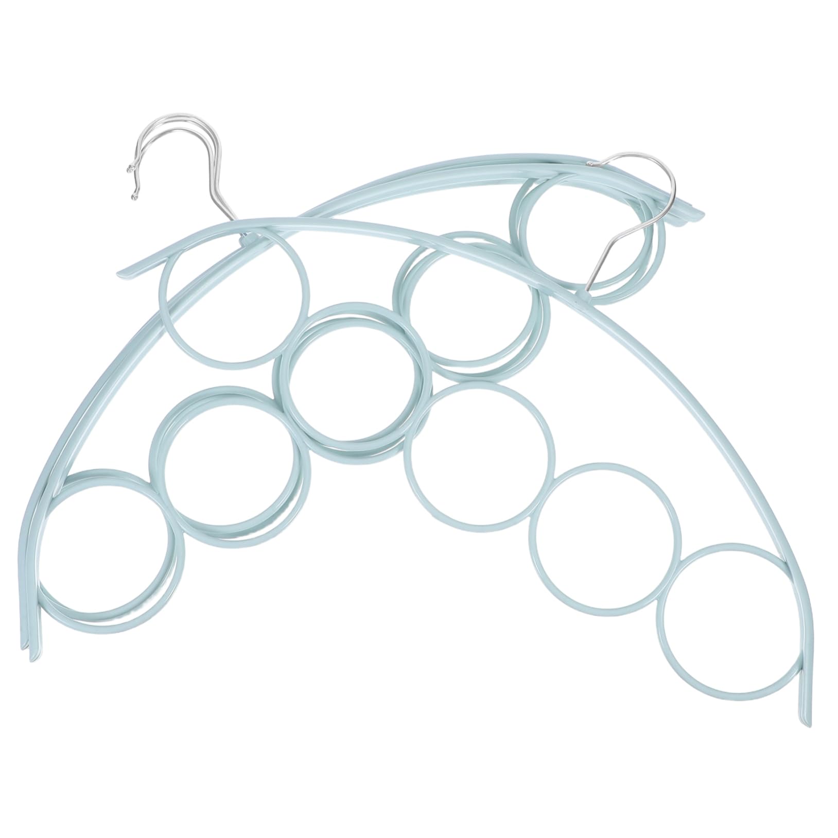 OHPHCALL 4Pcs Slip Metal Scarf Hangers for Closet Organizer Versatile Storage for Clothes Sweaters Pants Handbags Compact Design for Home Wardrobe and Travel