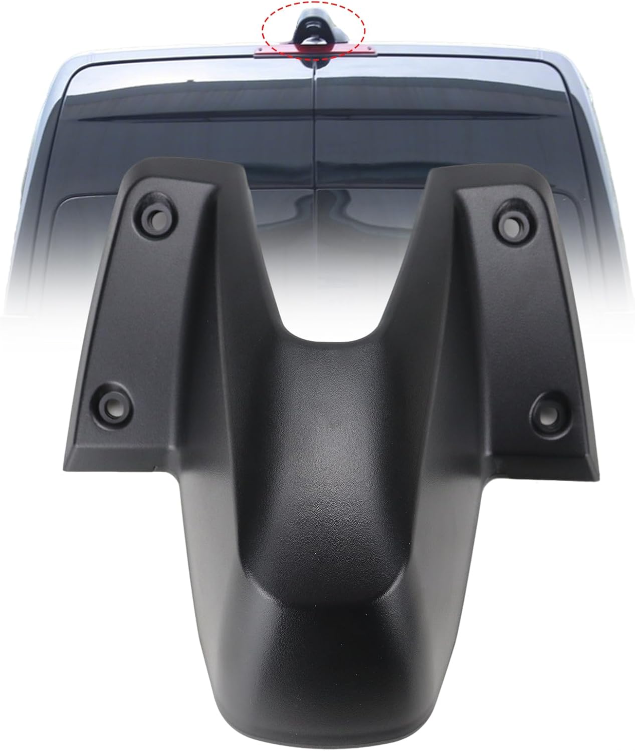 A907820120 Rear Camera Housing Frosted Texture Compatible with Mercedes Benz Sprinter 1500 2500 3500 Freightliner Sprinter Replace 90782049009051 90782040019051 A90782040019051 A9078204900