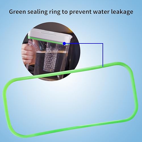 Miniatura 4 de Anillo de sellado compatible con el depósito de agua del refrigerador Samsung DA97-17395A (verde)