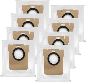 Dust Bags Replacement for Dreametech L10s Ultra Robot Vacuum Accessories Parts Dust bags 8pcs