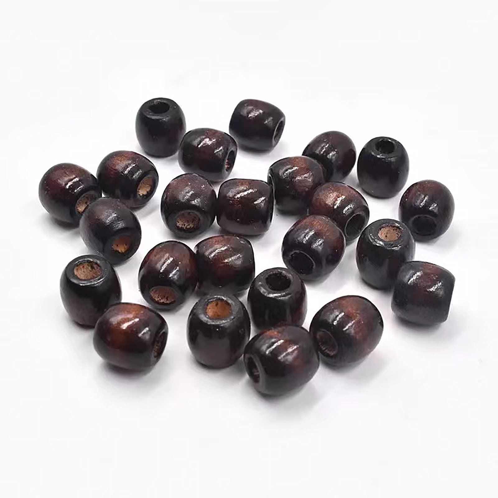 Jaydis 220 Perline In Legno Naturale Da 16 Mm – 4 Colori, Foro Grande 8 Mm, Per Dreadlock, Macramè E Bijoux Fai Da Te