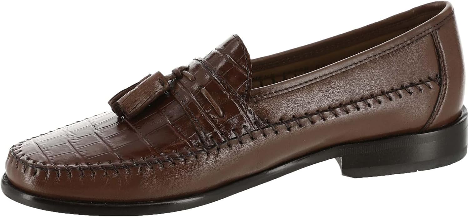 Florsheim Pisa Moc Toe Tassel Loafer Men's Slip On, 9 3E US, Cognac - Image 5