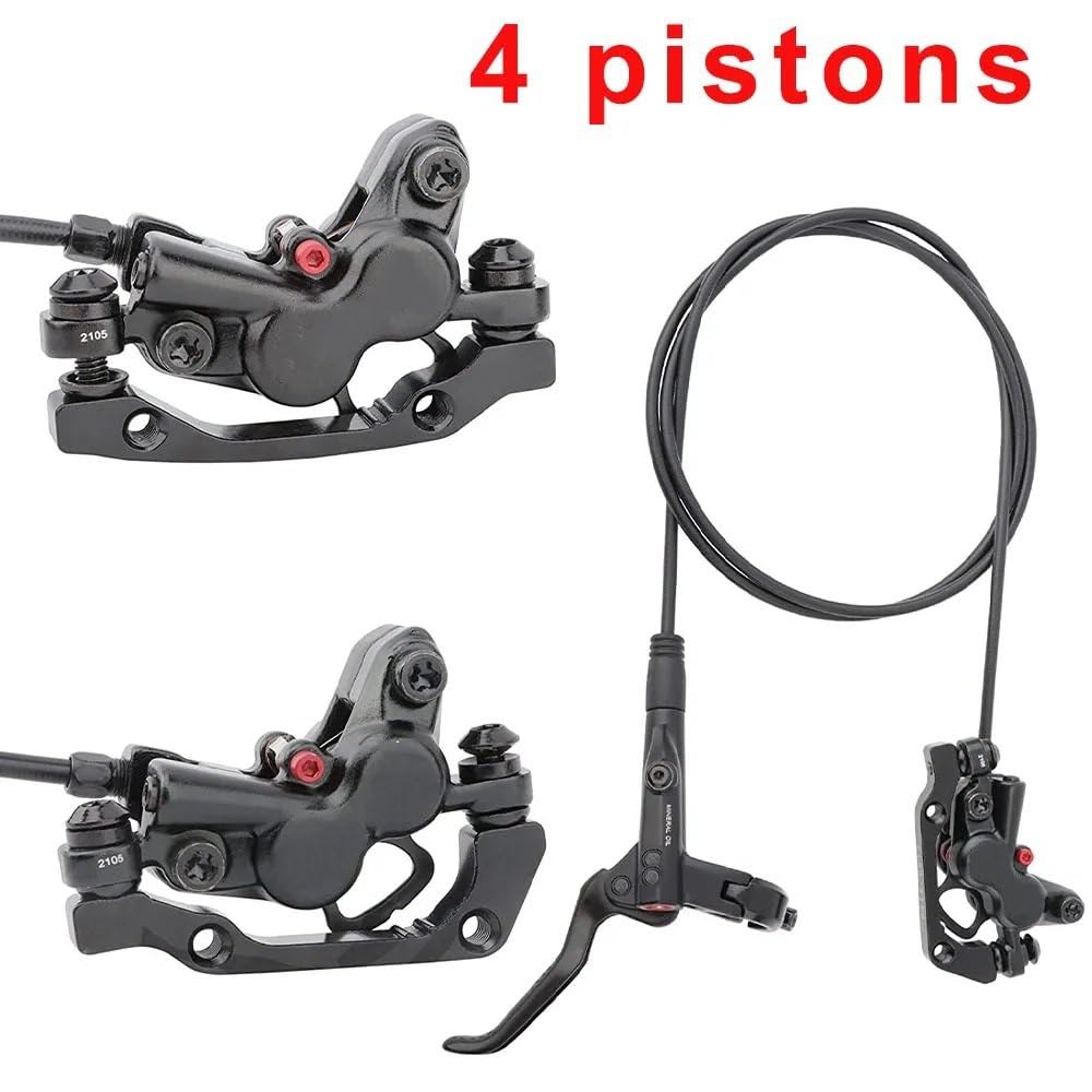Fit Für Fahrrad AM Fit Für Enduro E4 Fit Für ZEE Bike Hydraulische 4 Kolben Scheibenbremse Klemme Bremsbeläge 800 1400 Fahrrad Trommelbremse