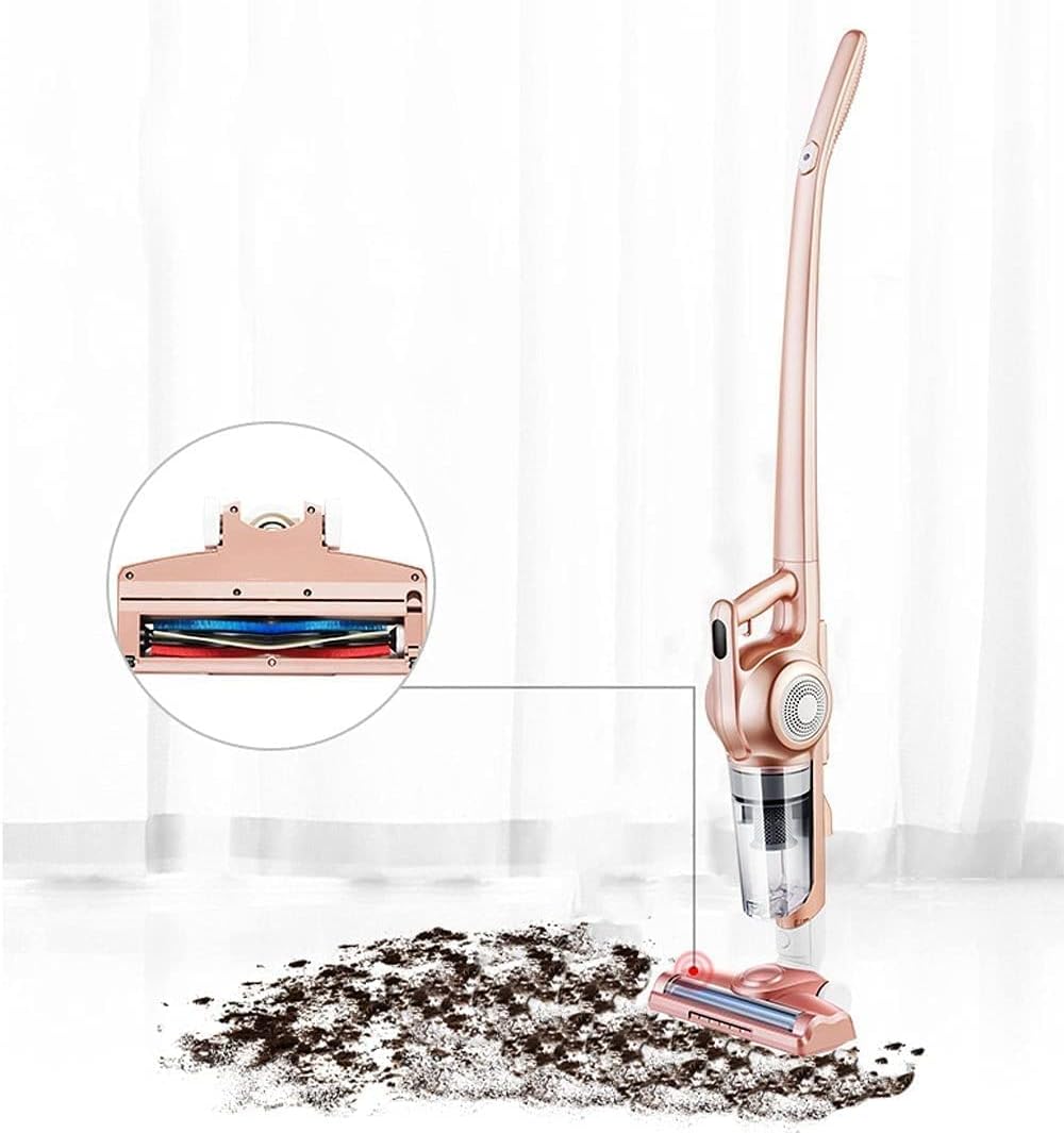 Cordless Vacuum Cleaner Stick Vacuum with Rechargeable Battery Lightweight 2-in-1 Cordless Vacuum with Powerful Suction Hardwood Floor Vacuum Cleaner
