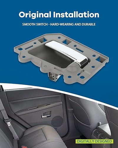 Miniatura 3 de Manija de puerta interior, manija de puerta trasera del lado izquierdo del conductor, repuesto para Jeep 2005-2010 para Grand para Cherokee, 1