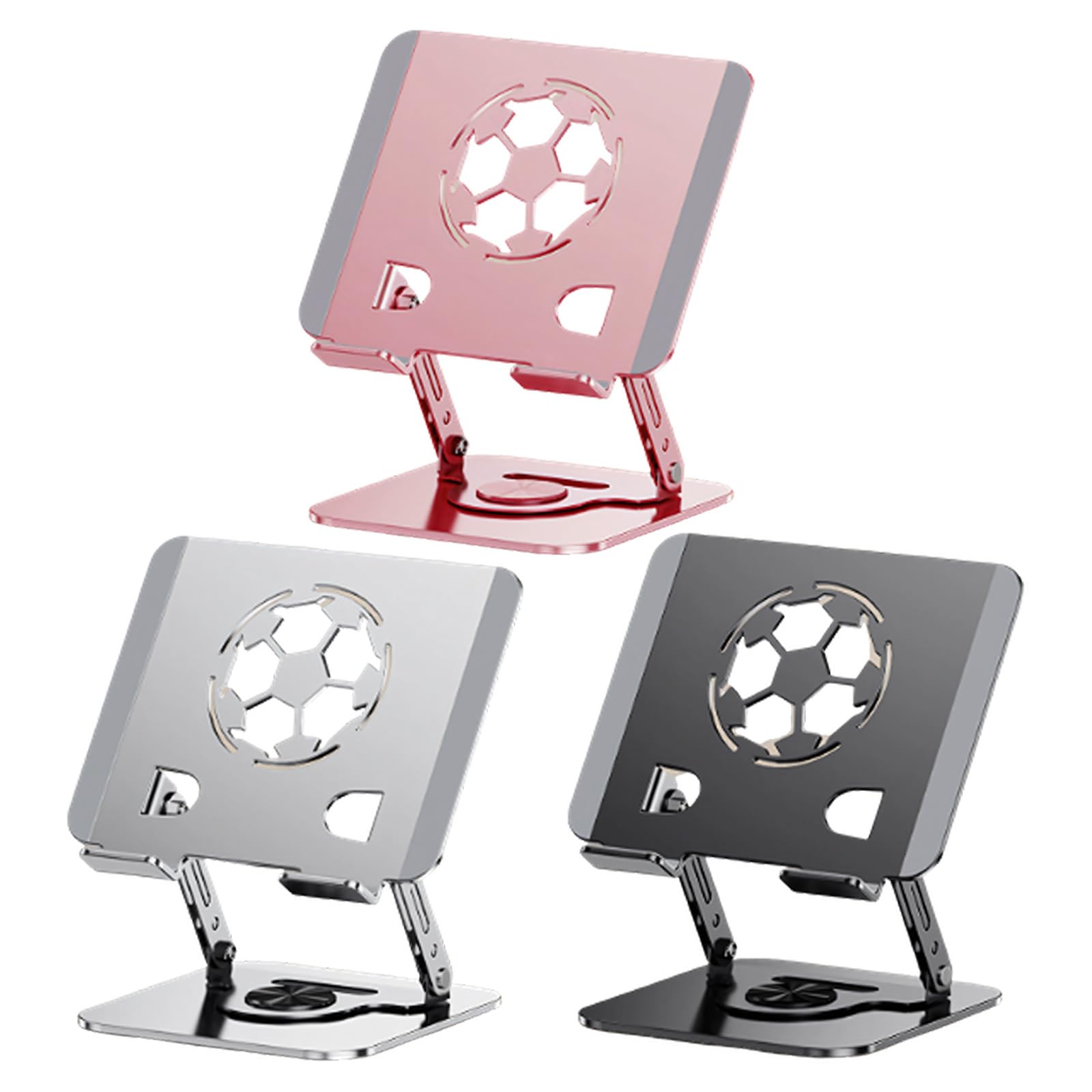 Supporto per Tablet da scrivania Supporto per Tablet Pieghevole in Metallo Supporto Portatile Supporto per Raffreddamento Accessori per Computer Raffreddamento in Metallo Pieghevole