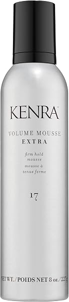 Kenra Volume Mousse Extra 17 | Firm Hold Mousse | Non-drying, Non-flaking Lightweight Formula | Tames Frizz & Conditions