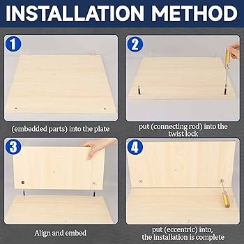 Amazon.co.jp: 家具用カムロック、36セット家具コネクター家具