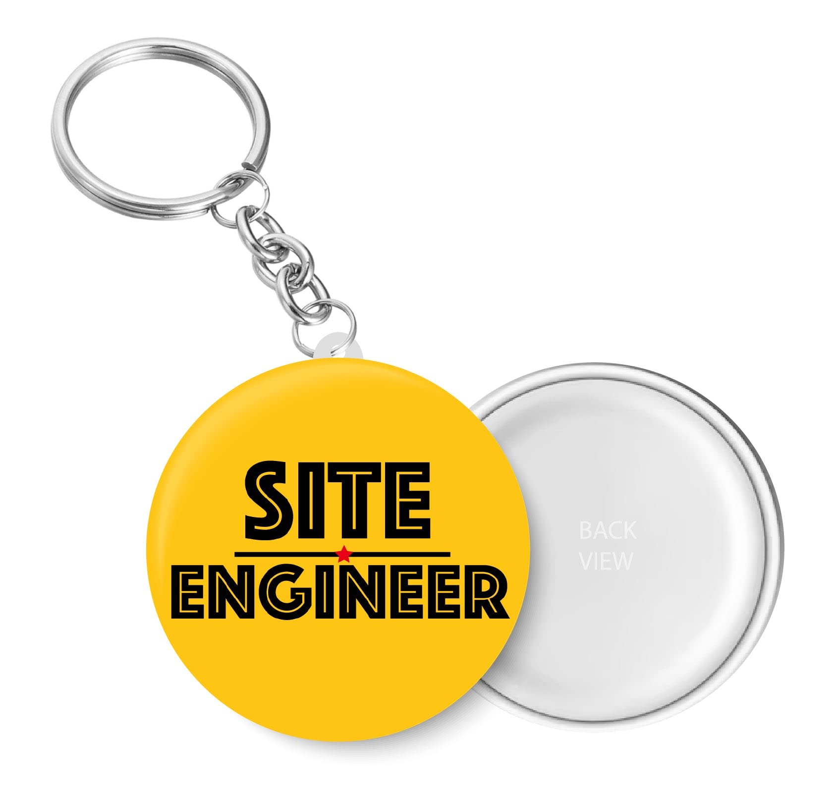 Site Engineer I Office Key Chain (Plastic, Multicolor, 44MM)-image-41