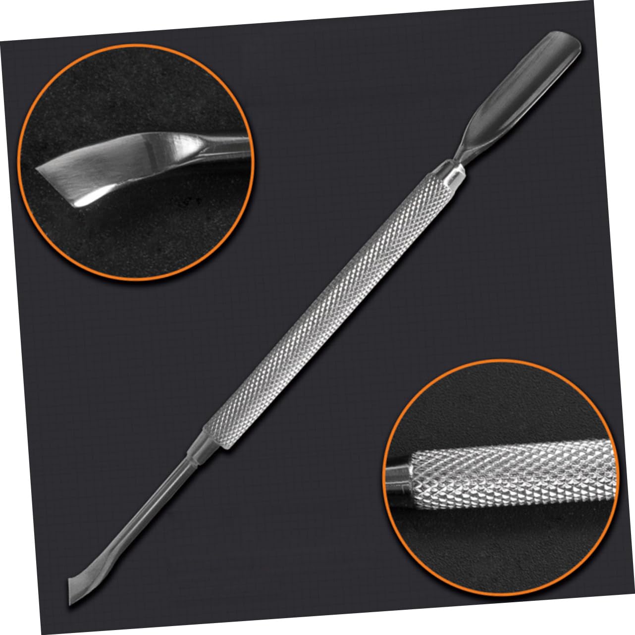 FRCOLOR 9 Pz spintori esfolianti in acciaio inossidabile togli cuticole attrezzi strumento per cuticole per strumenti per manicure per esfoliare spingipelle dell'unghia