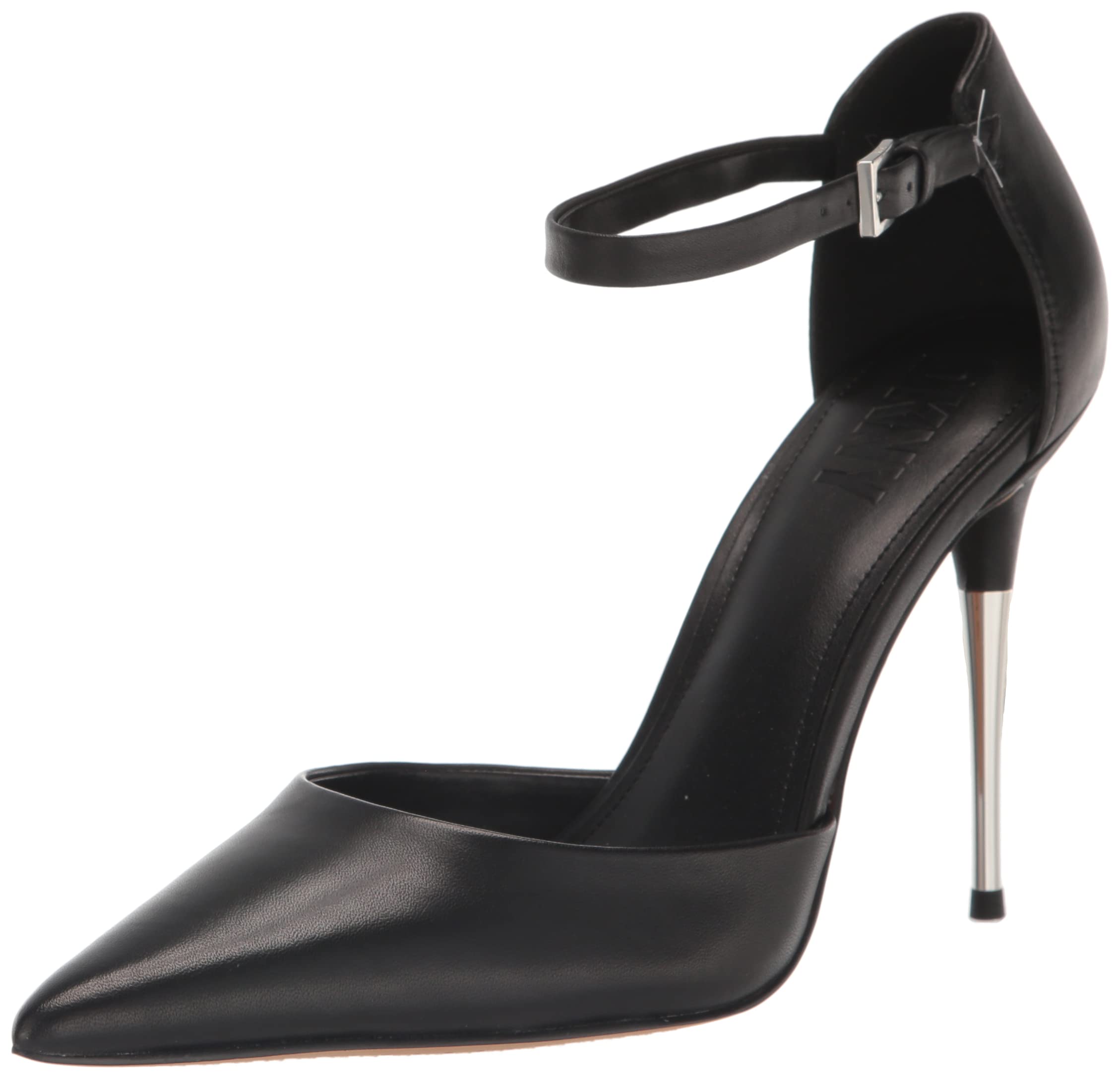 DKNY Women's Stiletto Veata-Slingback Pu Heeled Sandal