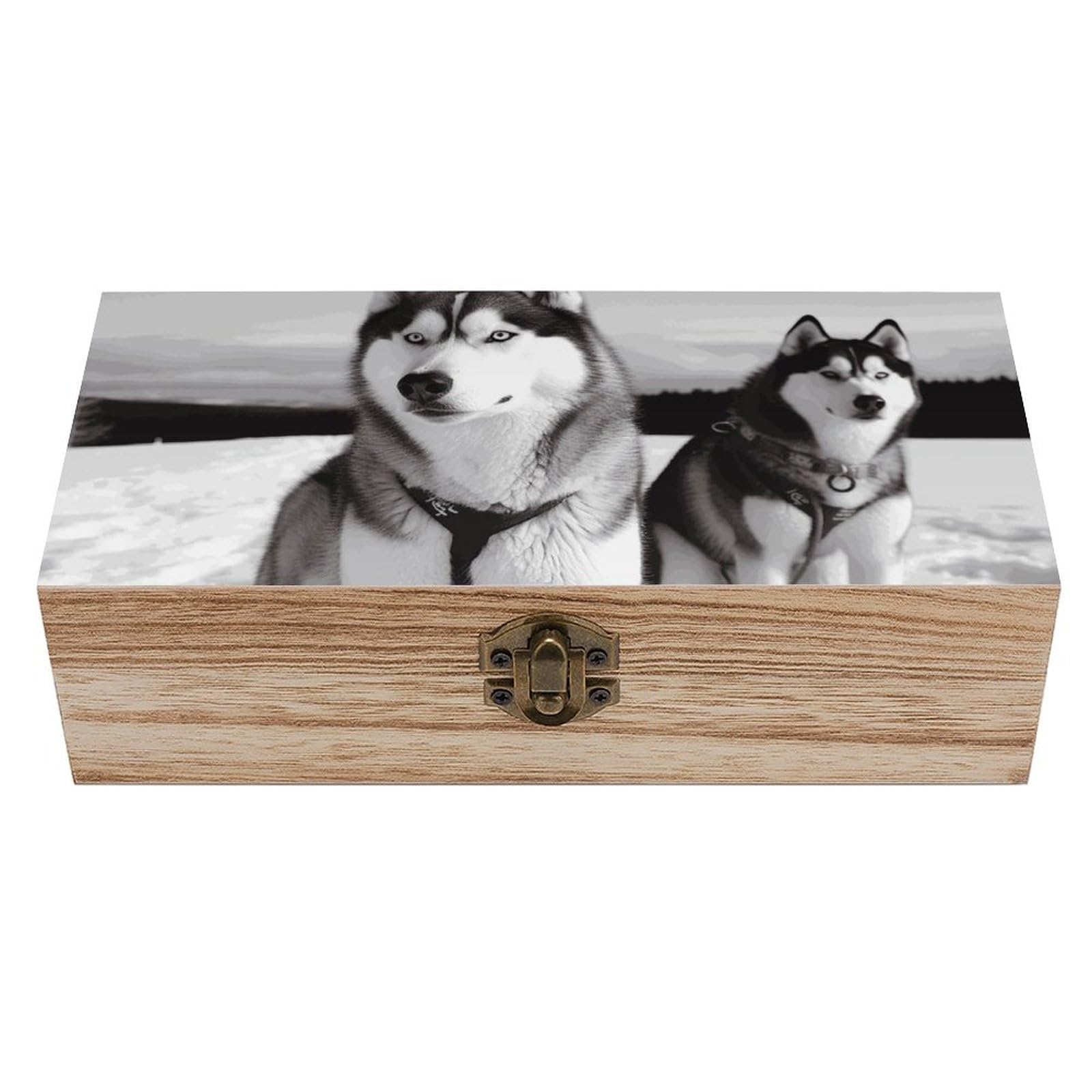 Boîte en bois Husky pour sublimer la décoration de votre salon