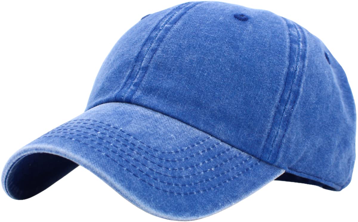 KBETHOS® Classic Cotton Adjustable Low Crown Cotton Baseball Cap