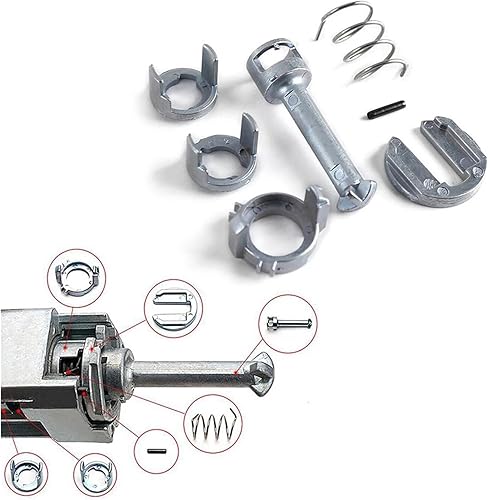 Miniatura 2 de Kit de reparación de cilindro de bloqueo de puerta para BMW E46 323i 325i 328i 330i M3 1998-2006 Kit de reparación de cilindro de cerradura de