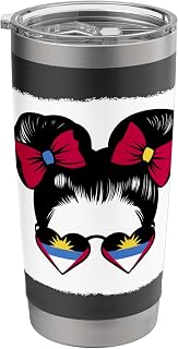 Antiguan Girl Antigua Barbuda Pride Antiguan Flag Roots Stainless Steel Insulated Tumbler