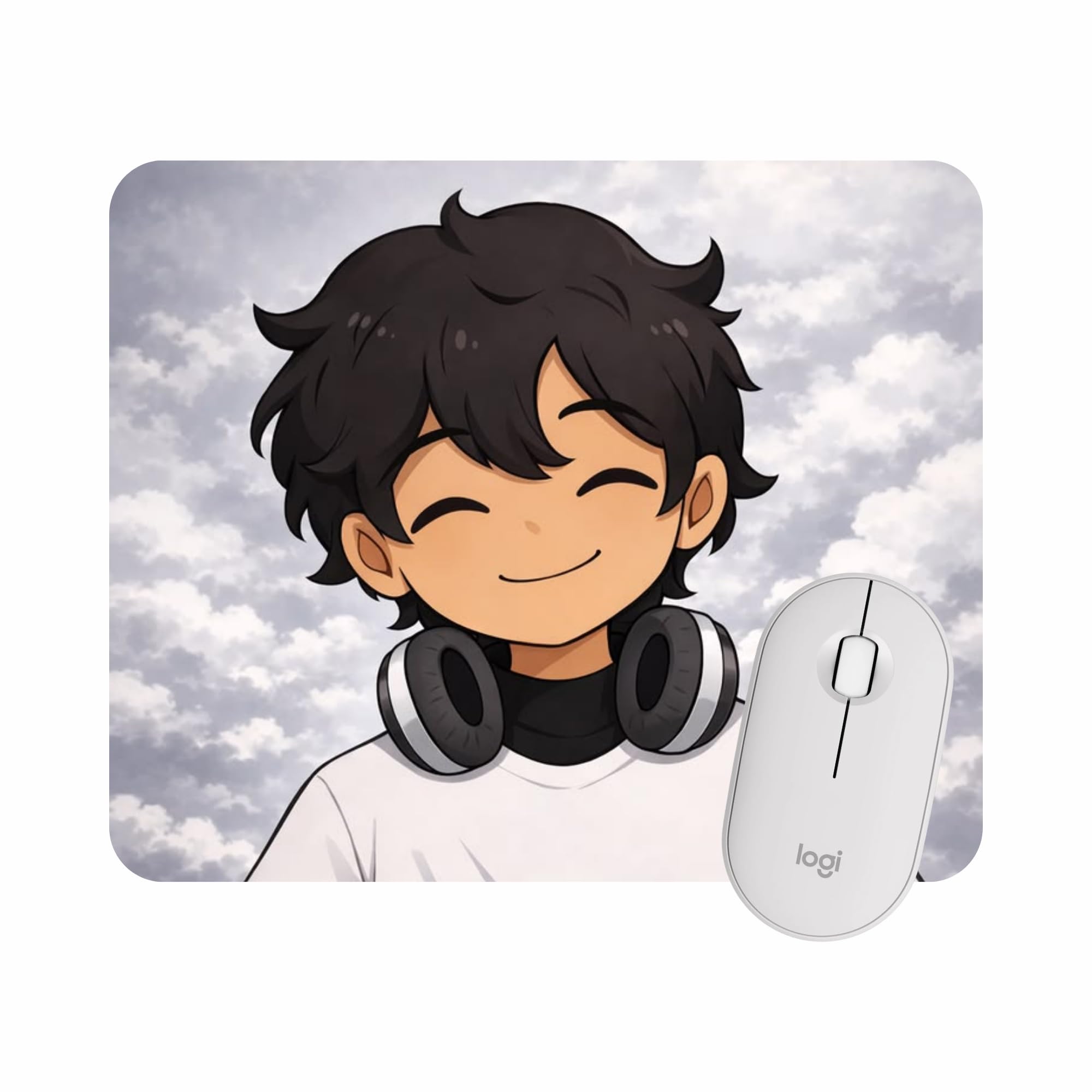 Non-Slip Cute Boy Printed Mouse Pad | Smooth Surface for Precise Control | Anti-Skid Rubber Base Desk Mat for Home, Office & Gaming-image-45