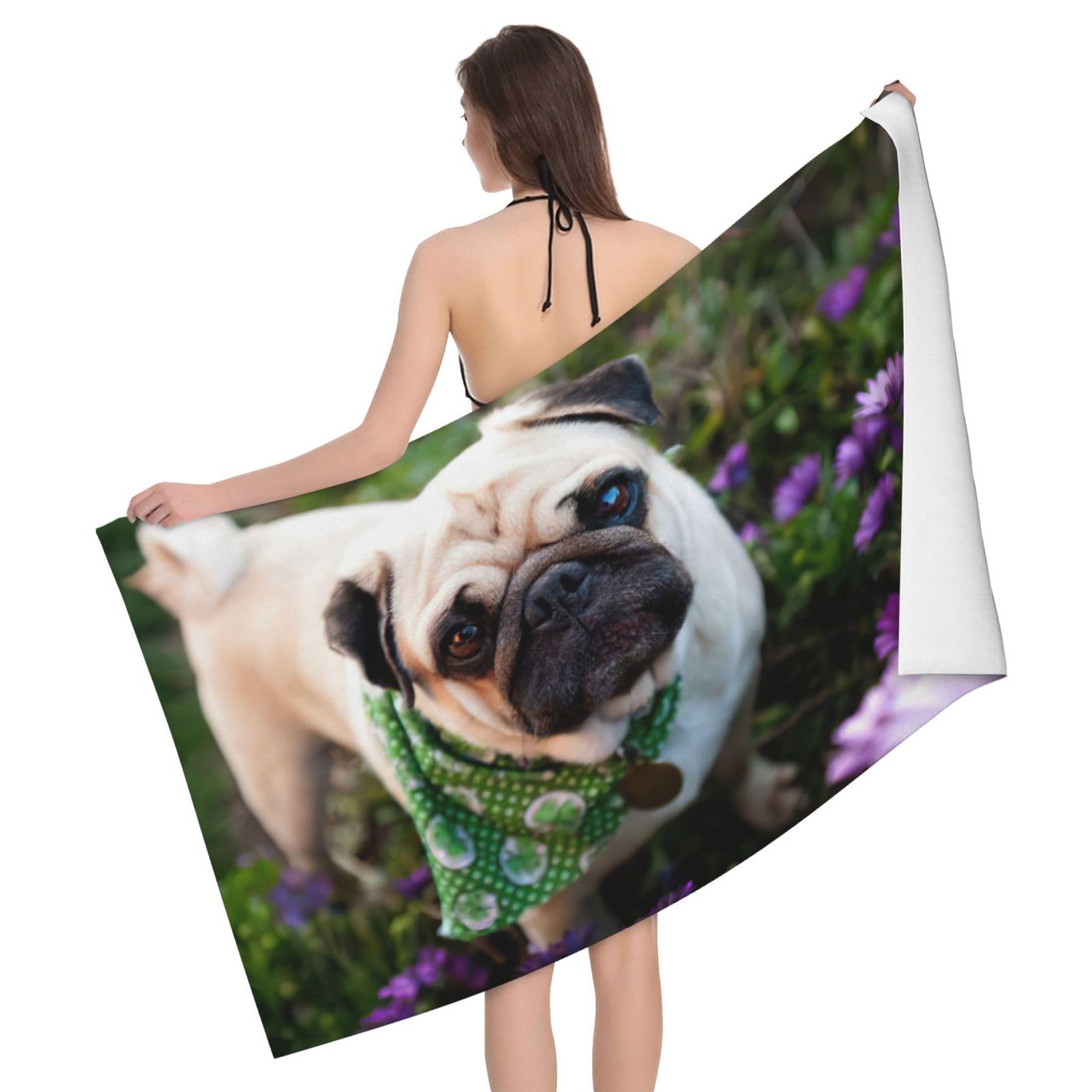 Serviette de bain microfibre anti odeur fini le linge humide dans la douche