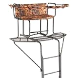 Guide Gear 20' 2-Man Ladder Tree Stand with Hunting Blind Climbing Hunt Seat, Hunting Gear Equipment Accessories