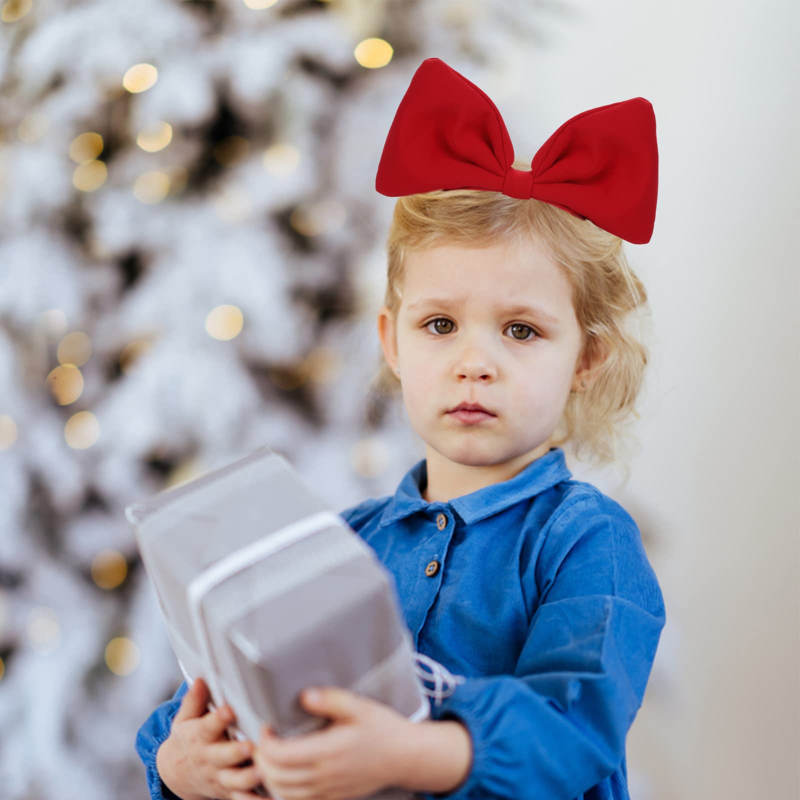 Diadema De Lazo Rojo Para Halloween Y Carnaval, Cinta Para El Cabello De Talla única, Suave Y Cómoda, Regalo Para Mujer Y Niño En Fiestas Temáticas