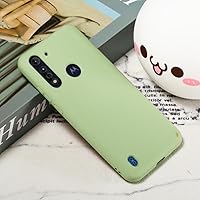 Vista 6 de Funda para Motorola Moto G8 Power, funda protectora de silicona líquida para Motorola Moto G8 Power con cordón de silicona, funda delgada y suave a