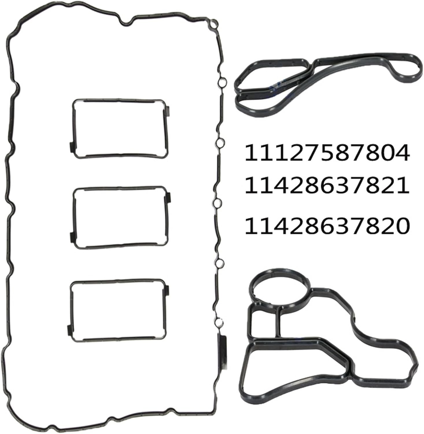 Compatible with F20 E88 E90 F30 F32 F10 F07 F01 F02 F25 E70 E71 F16 X5 X3 X6 N55 Engine 11127587804 Valve Cover Gasket