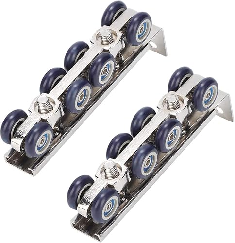Miniatura 1 de Fydun Sturdy 8-Wheel Door Track Pulley Hanging Wheel Household Sliding Door Hardware Accessories Wide Range Of Uses
