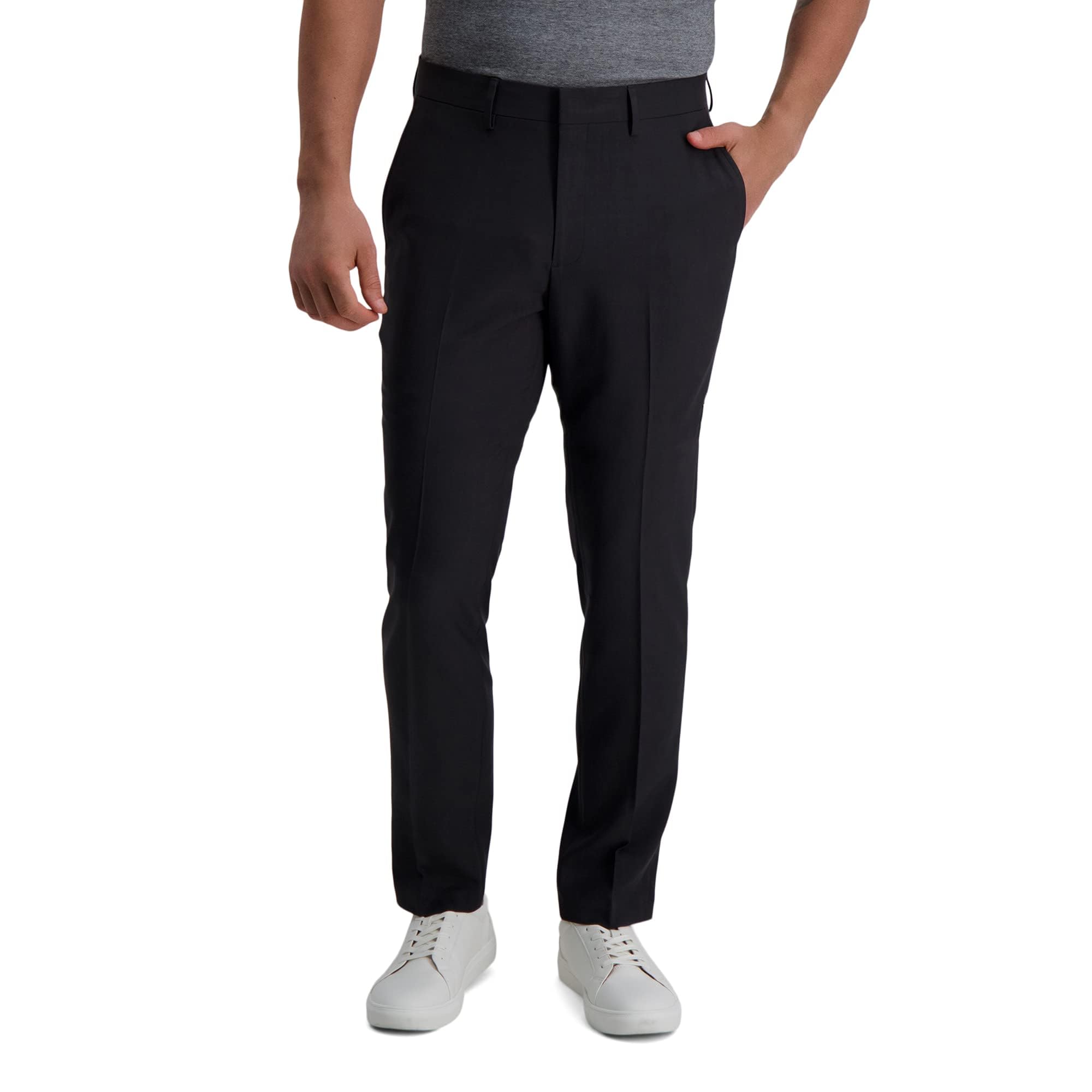 Haggar Mens Smart Wash with Repreve Slim Fit Stretch Machine Washable Suit Separates - Pants Jackets