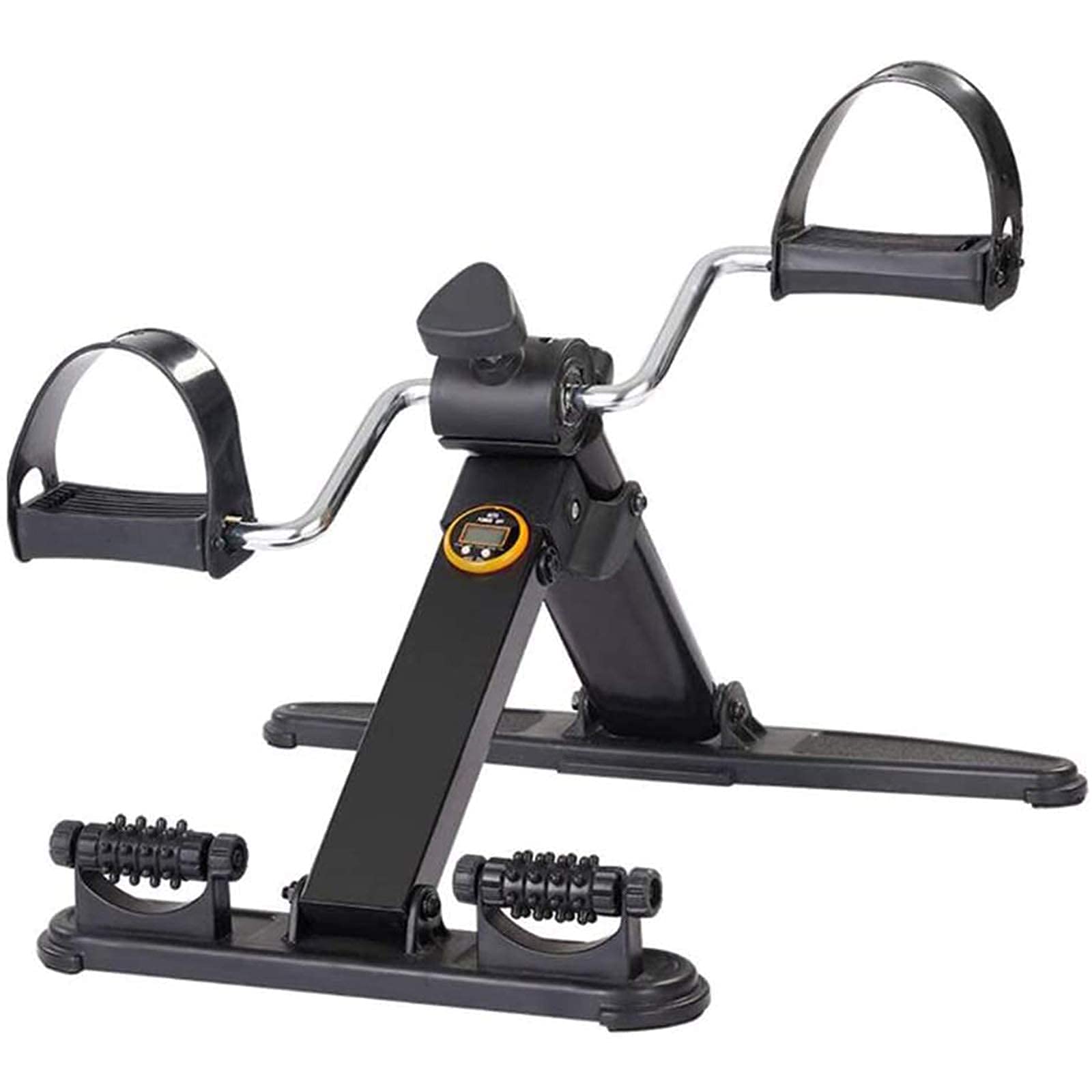 Riabilitazione per Gambe e per Arti Inferiori, Pedale Portatile Multifunzionale, Cyclette per Uso Domestico Regolabile per Gambe Piccole, pedaliera per Ufficio a casa