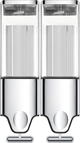 Miniatura 8 de Dispensadores Cuadrados 3 en 1 para la Ducha, Dispensador de Jabón de Ducha, Dispensador de Acondicionador, Dispensador de Champú, Distribuidor