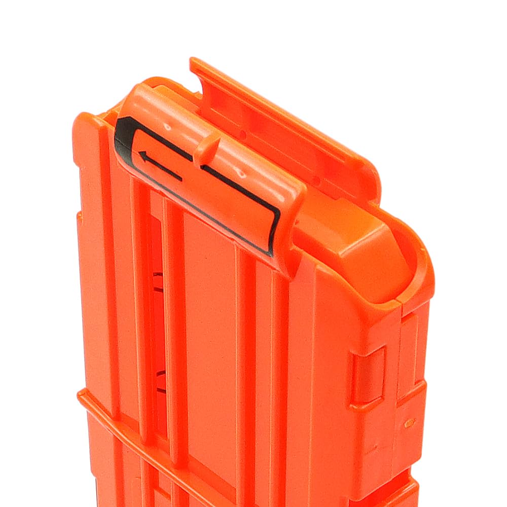 POFET Clip per Pistola a Proiettile Morbido, capacità di riserva, 12 Clip a Ricarica Rapida per la Serie Nerf Elite