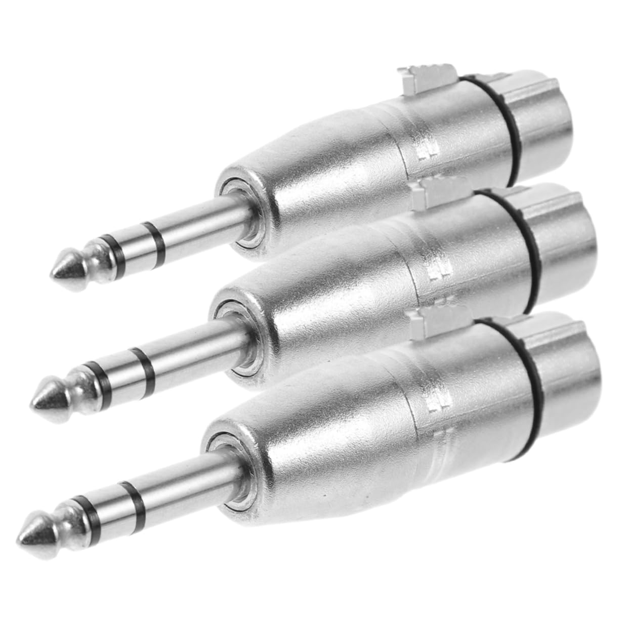 Artibetter 15 Pz adattatore audio adattatore per cuffie stereo versatile sbilanciato maschio da 6,35 mm XLR Lega di zinco