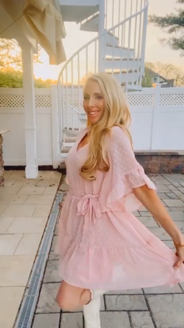 short light pink chiffon dress Lace Short Light Pink Chiffon Homecoming Dresses Short Prom Dress US10 / Custom Color