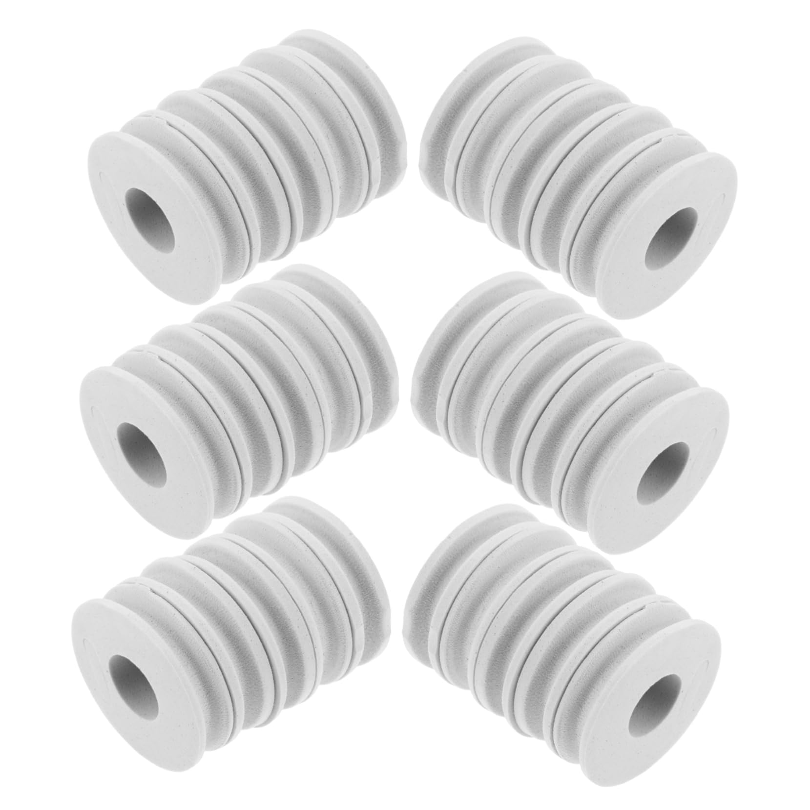 BESPORTBLE 50pcs Fishing Foam Spools Winding Plate Line Storage Spools for Fishing Reel Spooler